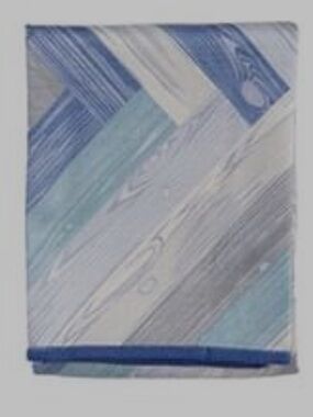 Norwex Window Cloth Weathered Wood Dark Blue Trim Limited Edition NWT